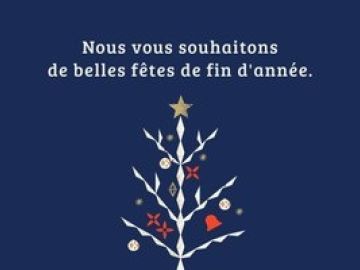 🎄✨ Joyeuses fêtes de fin d’année ! ✨🎄

Toute l’équipe vous souhaite de très belles fêtes, remplies de joie, de partage et de sérénité. 

Nous restons à vos...